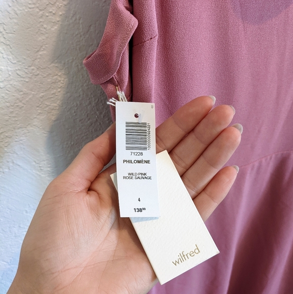 Wilfred Philomene Dress in Pink Rose from Aritzia - Picture 4 of 6